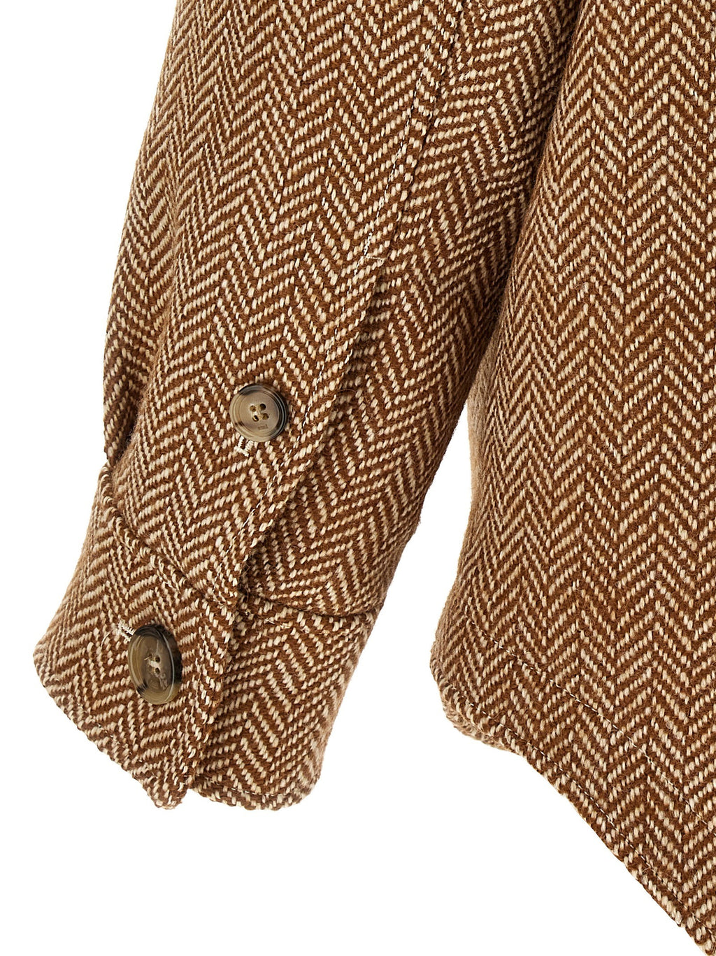 Chevron wool overshirt 4