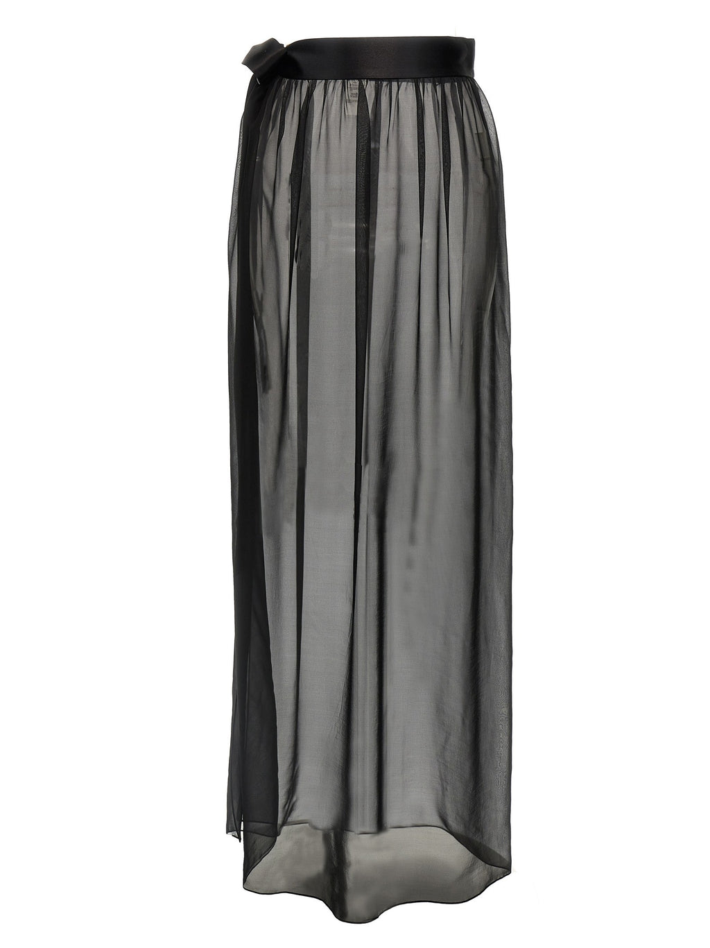Chiffon long skirt
