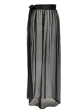 Chiffon long skirt