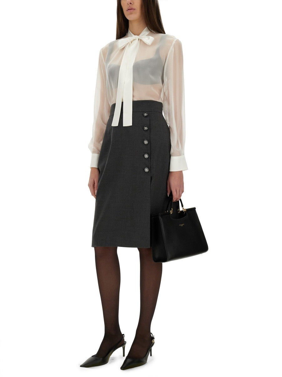 CHIFFON SHIRT WITH BOW 2