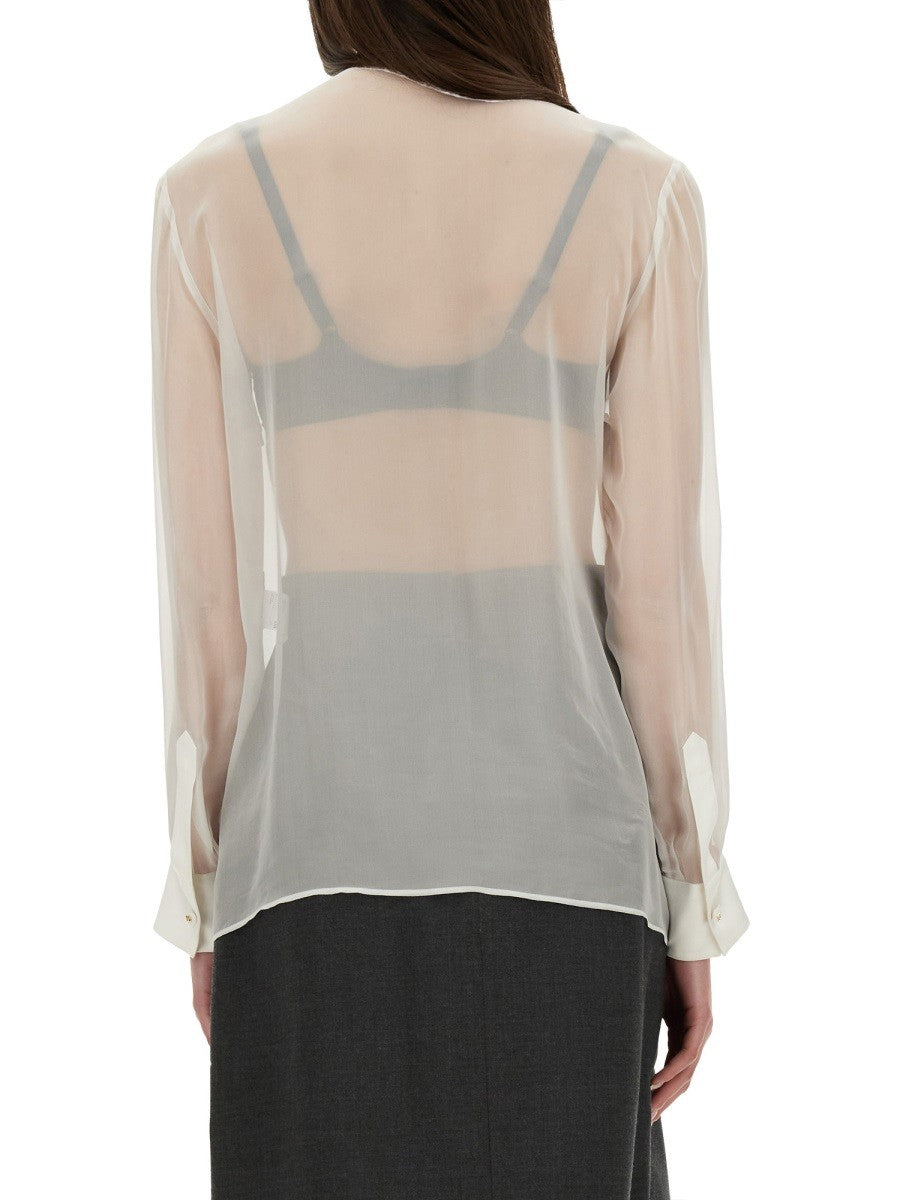 CHIFFON SHIRT WITH BOW 3