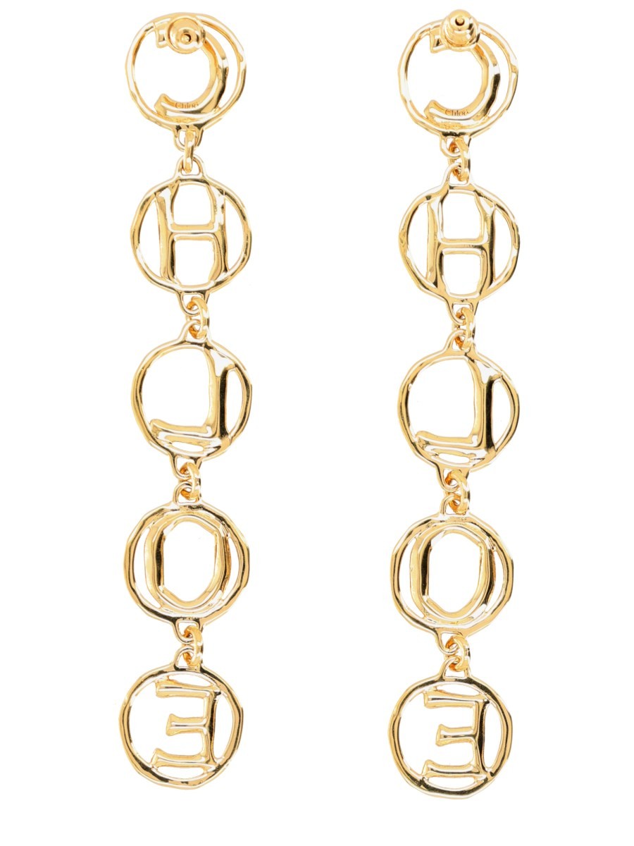 "CHLOÉ SCRIPT" EARRING 2