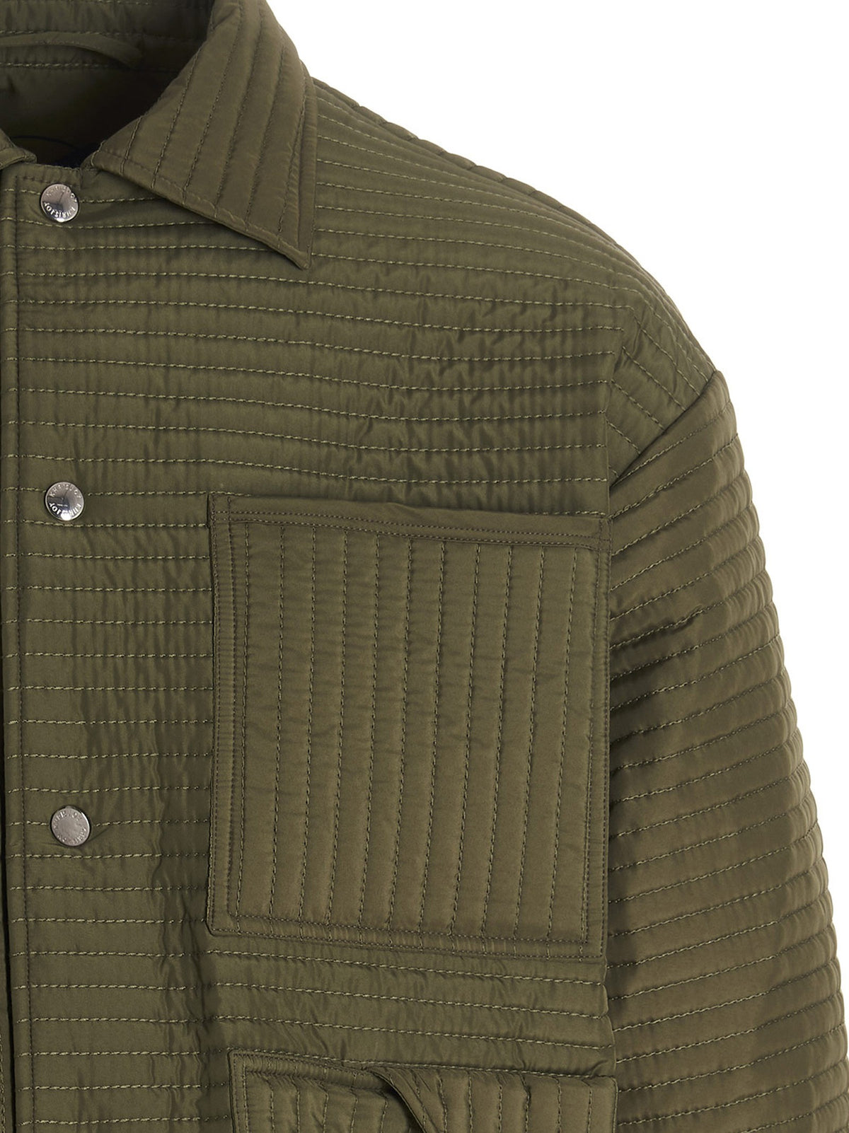 'Chore Quilted Stripes' down jacket 3