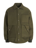 'Chore Quilted Stripes' down jacket