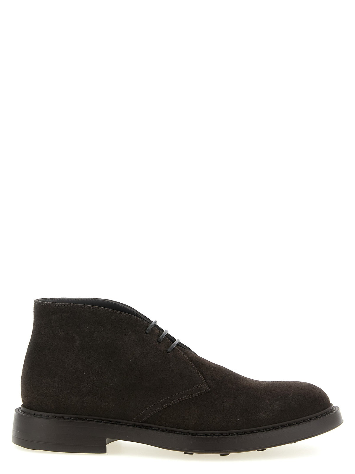 Suede lace-up