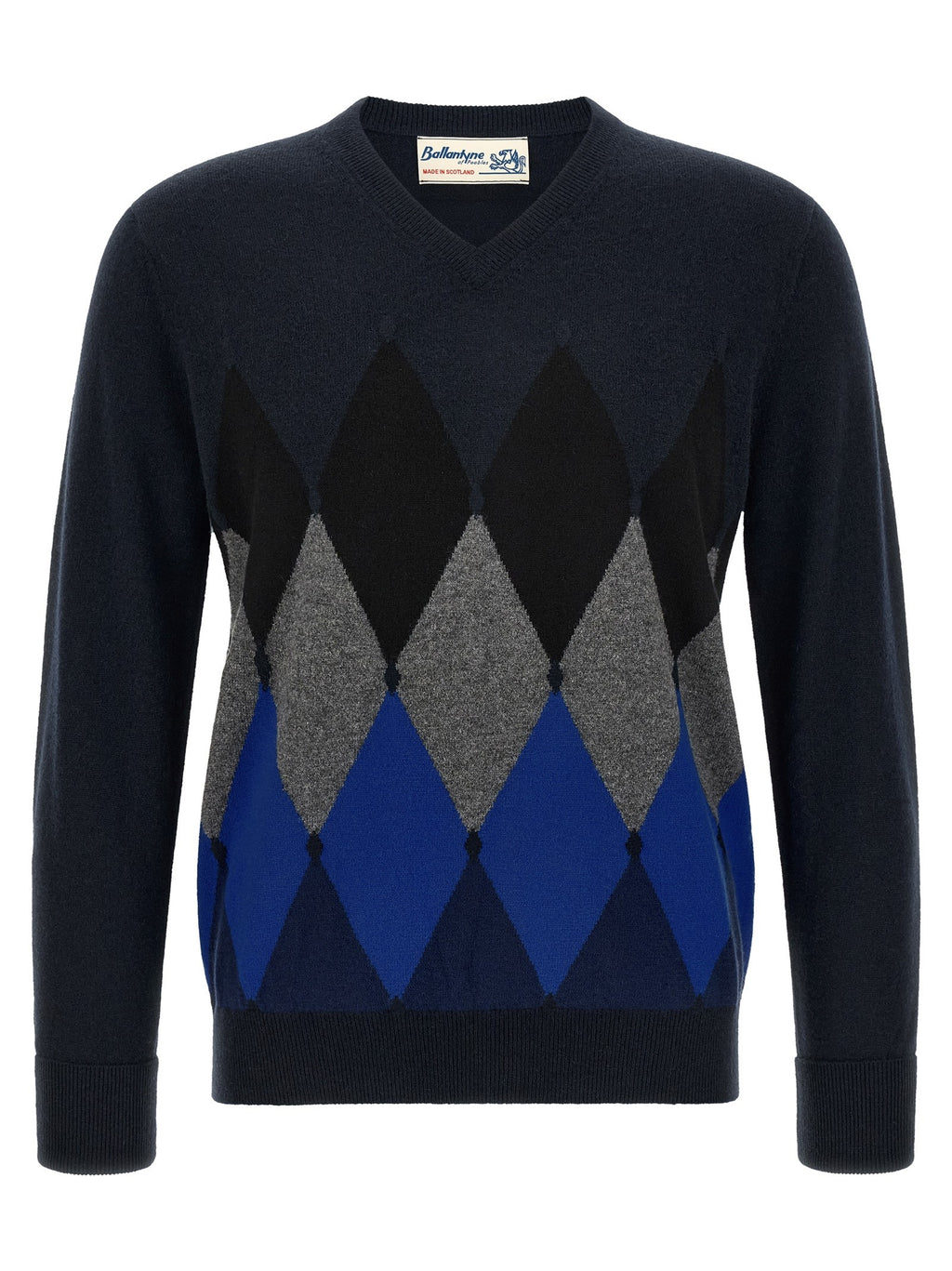 'Classic Diamond' Intarsia Sweater