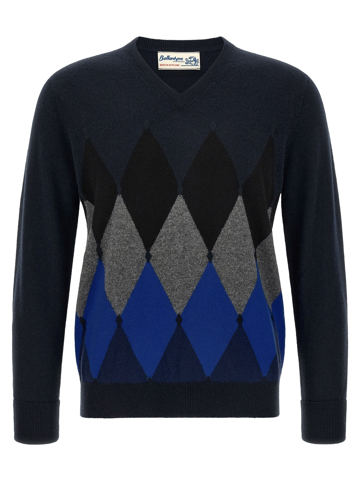 'Classic Diamond' Intarsia Sweater