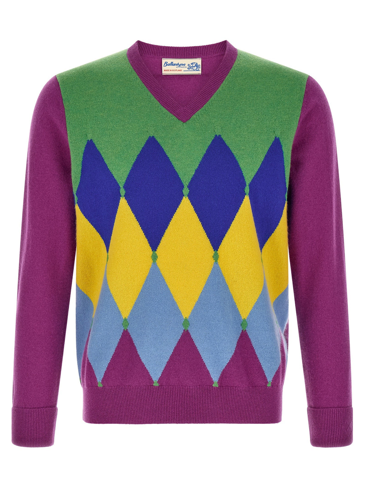 'Classic Diamond' Intarsia Sweater