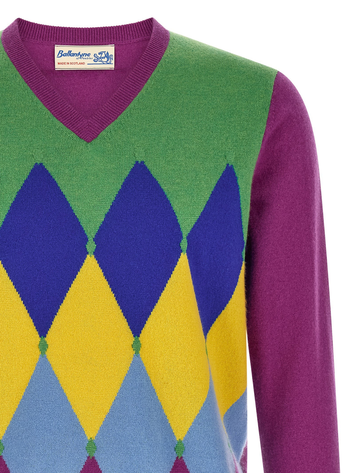 'Classic Diamond' Intarsia Sweater 3