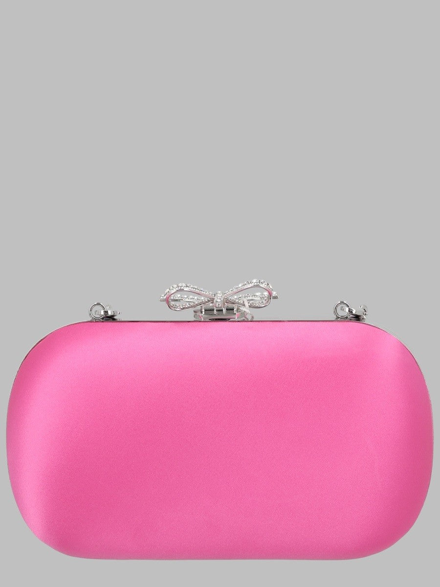 Clutch In Raso Con Fiocco 2