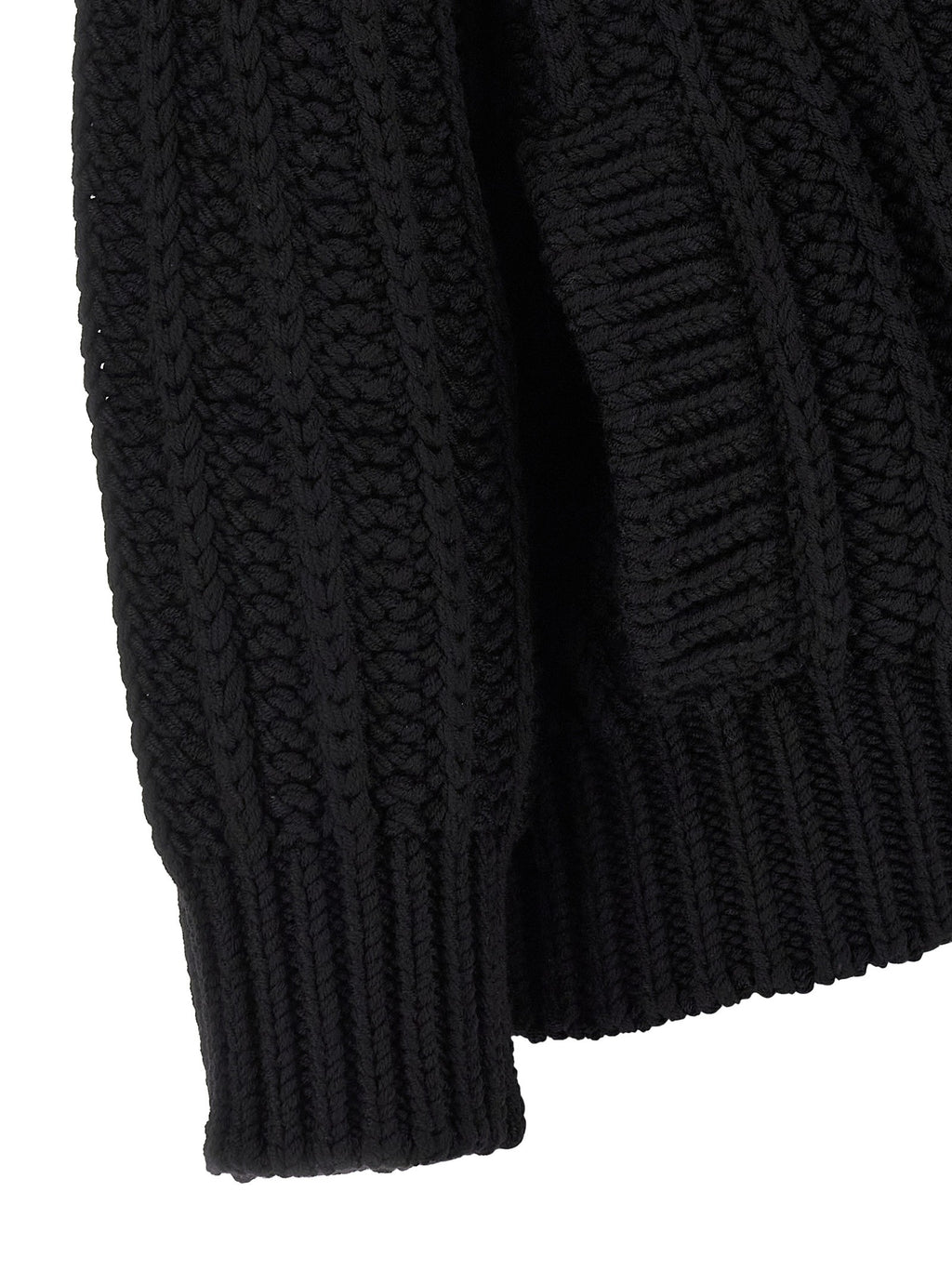 Coarse wool cardigan 4