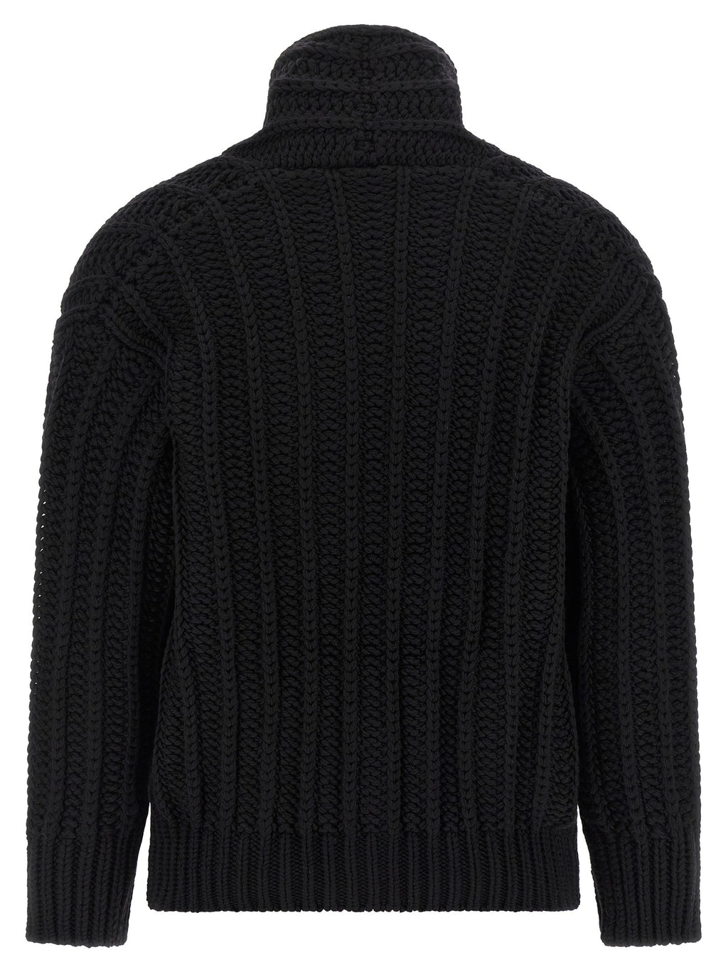 Coarse wool cardigan 2