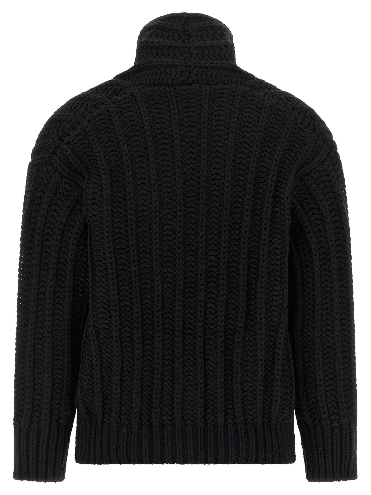 Coarse wool cardigan 2