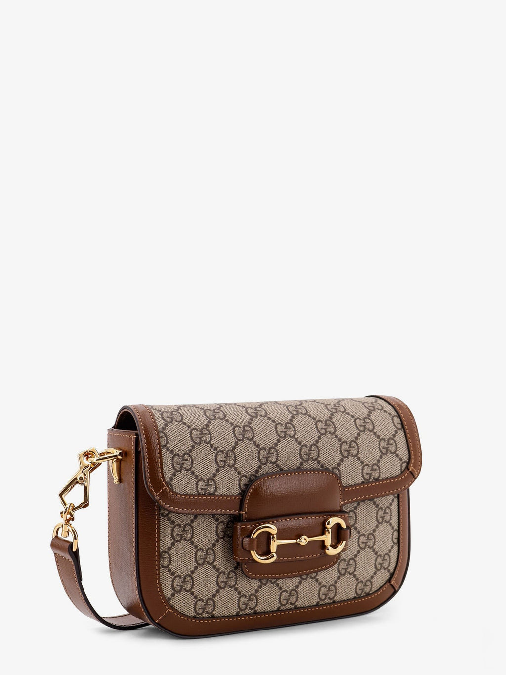 Coated canvas Gucci Horsebit 1955 crossbody bag with GG Supreme motif 3