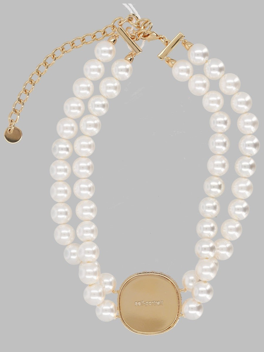 Collana Girocollo Con Perle E Cristalli 2