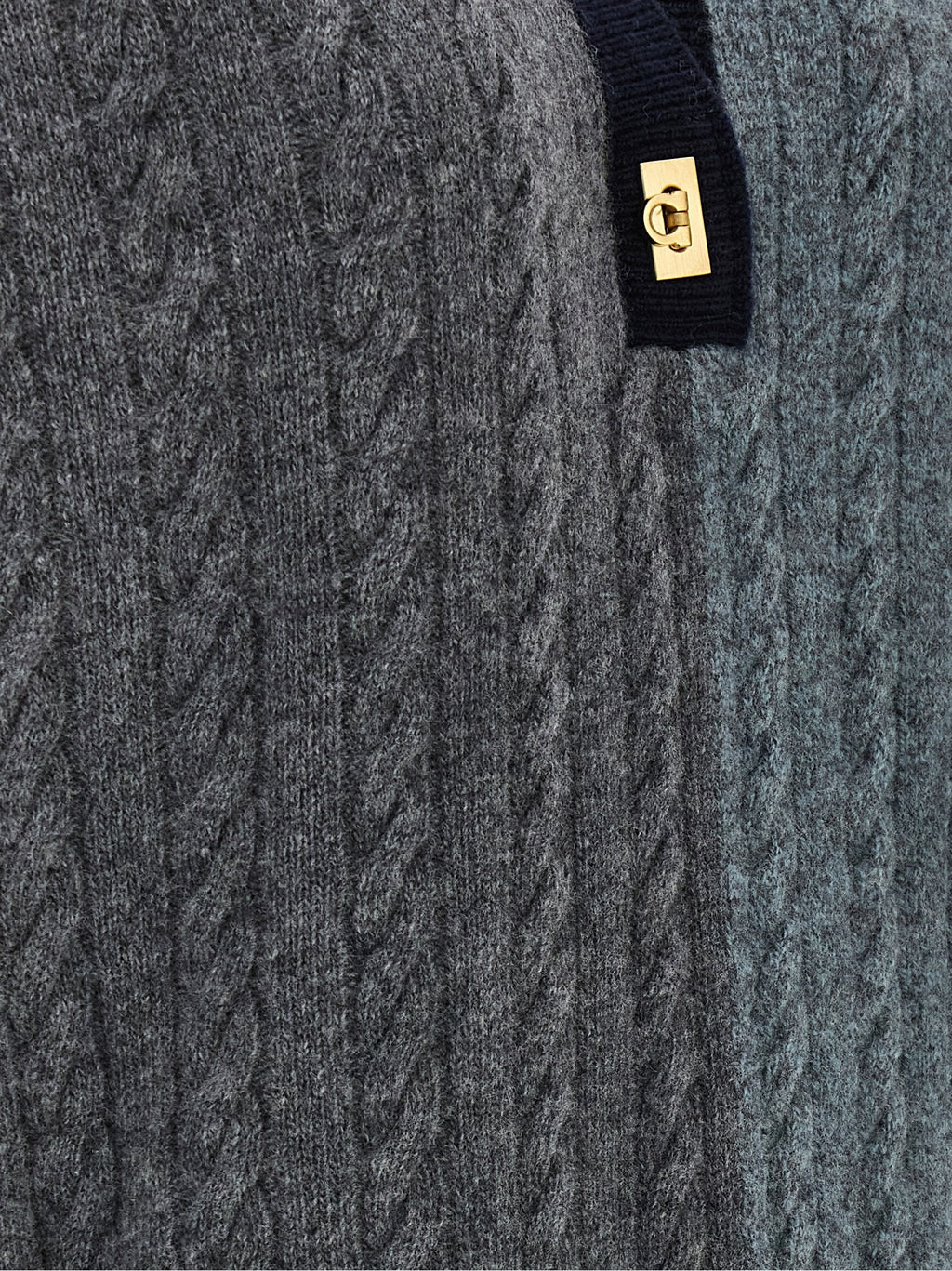 Color block braid sweater 5
