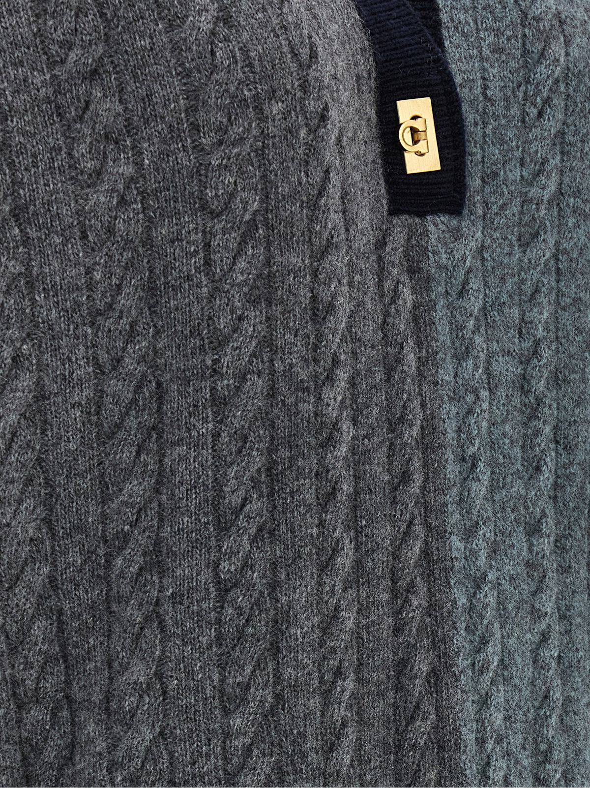 Color block braid sweater 5
