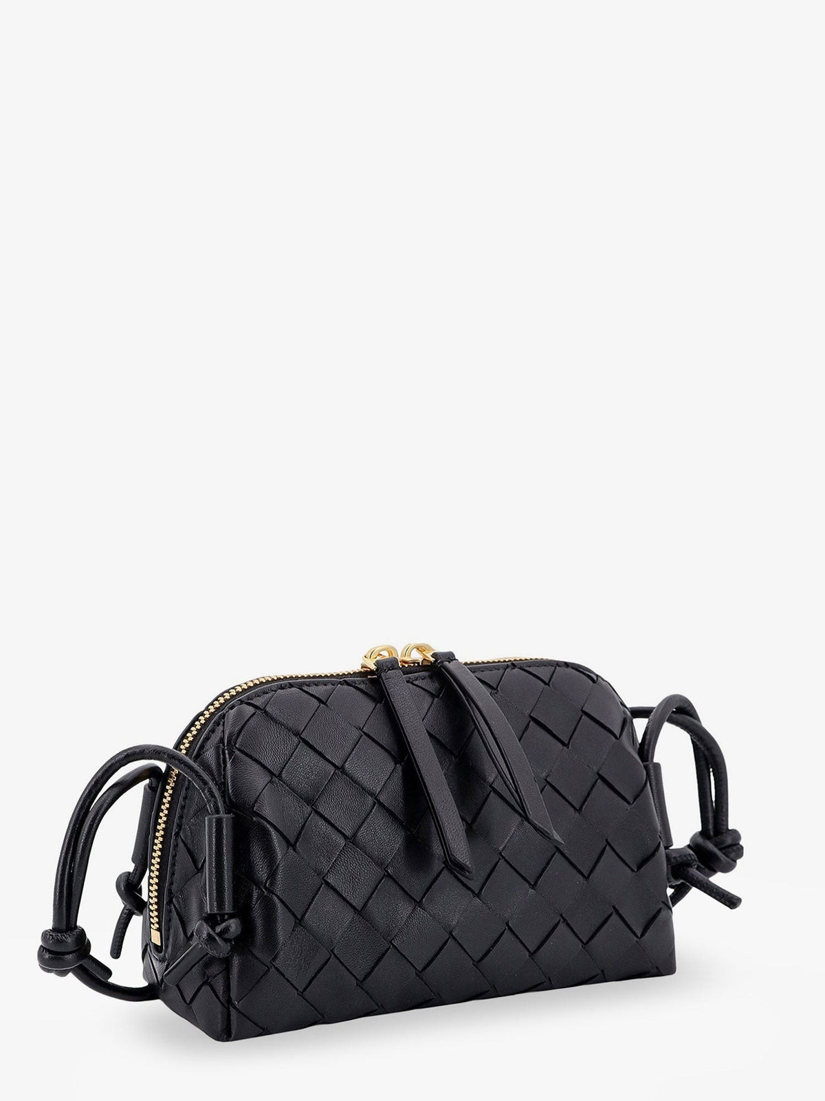 Concert Pouch leather crossbody bag with Intrecciato motif 3