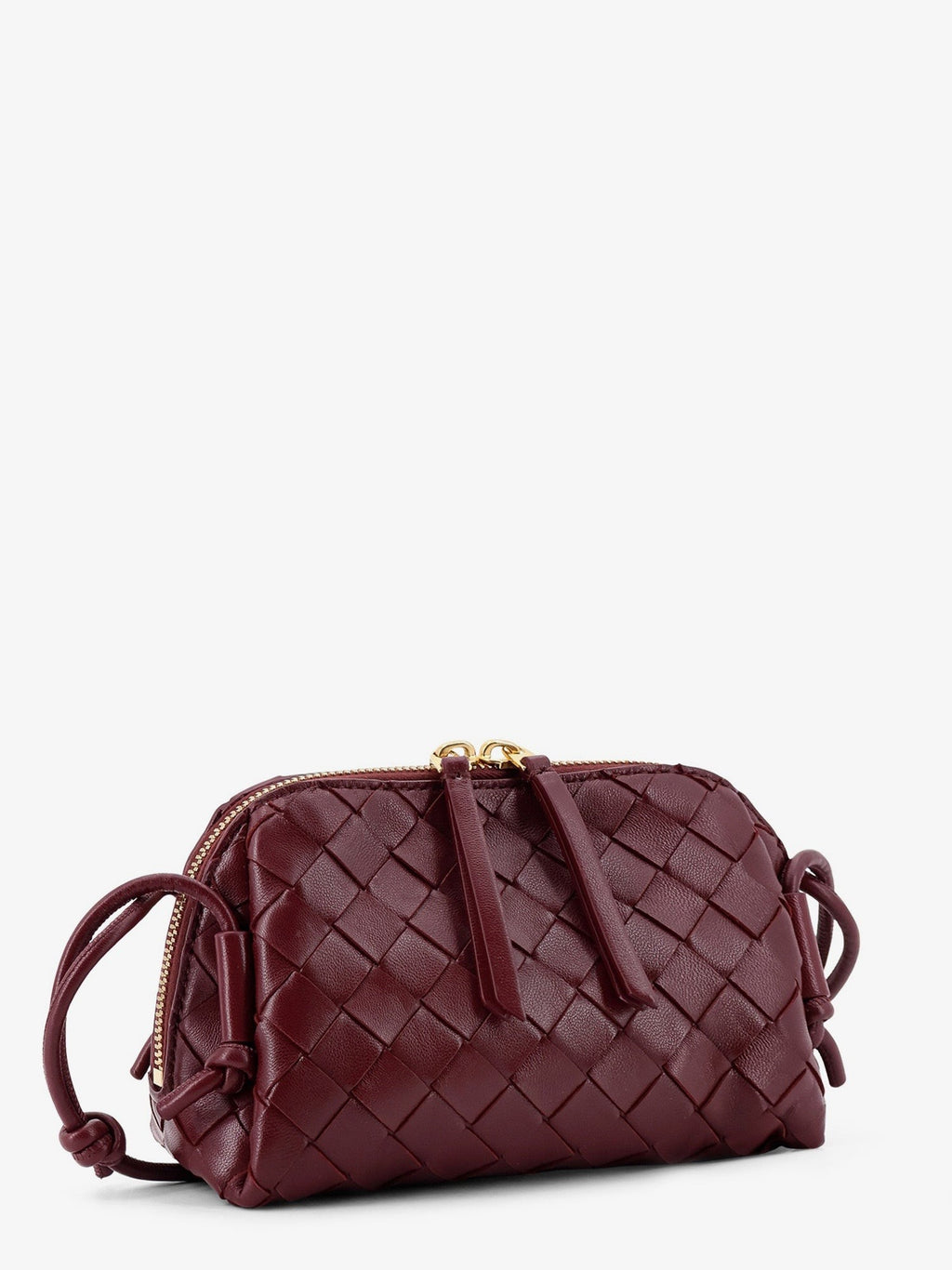 Concert Pouch leather shoulder bag with Intrecciato motif 3