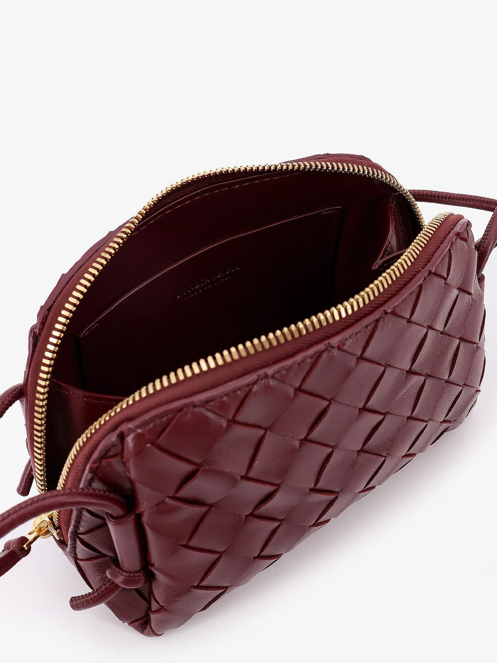 Concert Pouch leather shoulder bag with Intrecciato motif 4