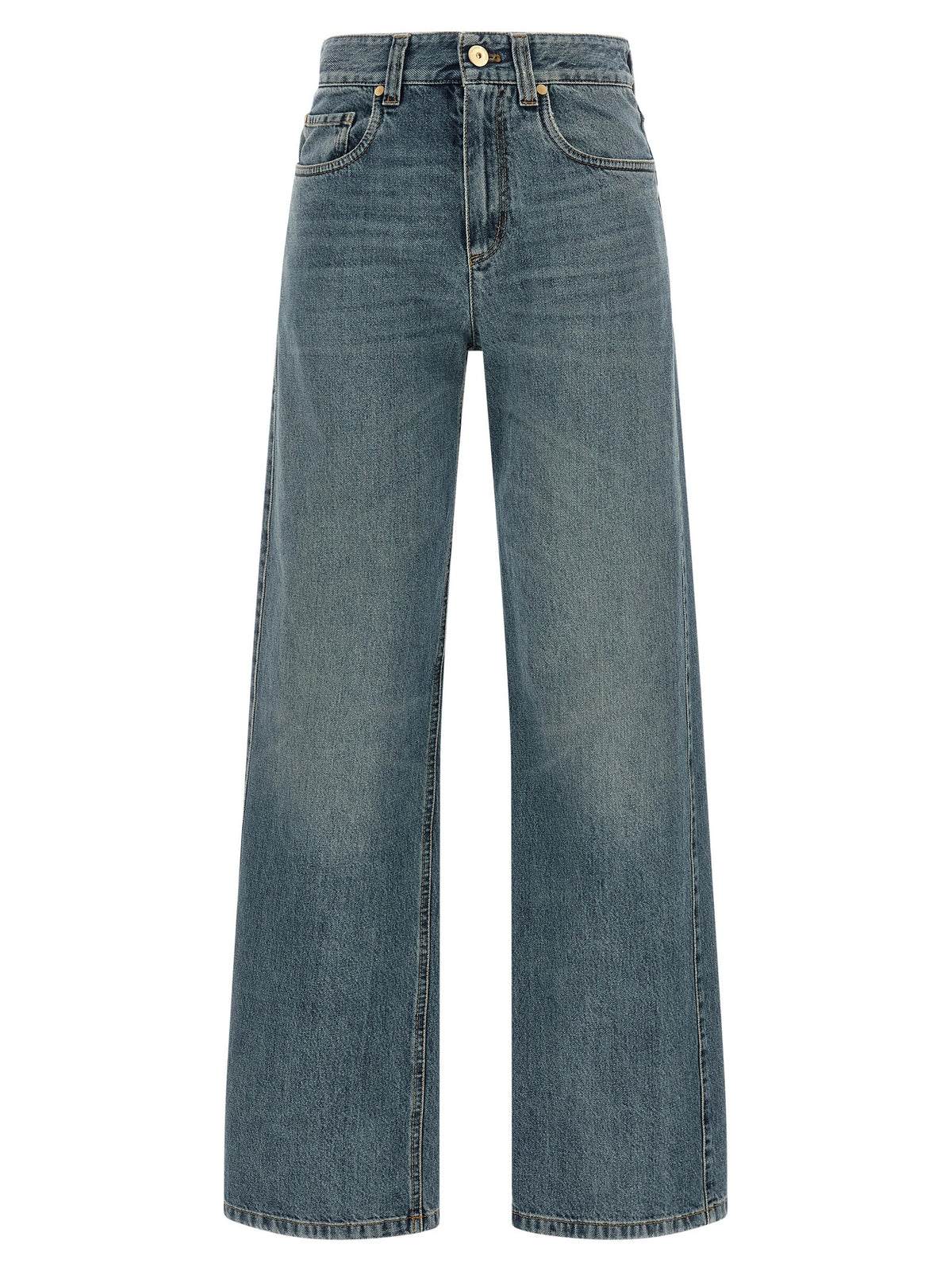 'Contemporary Loose' blue jeans