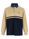 Contrast collar polo shirt