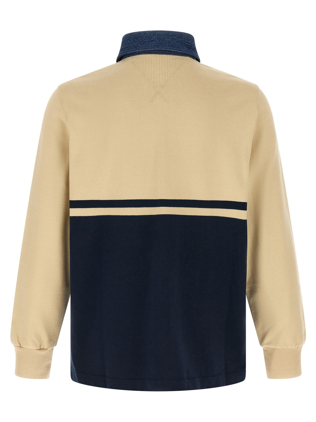 Contrast collar polo shirt 2