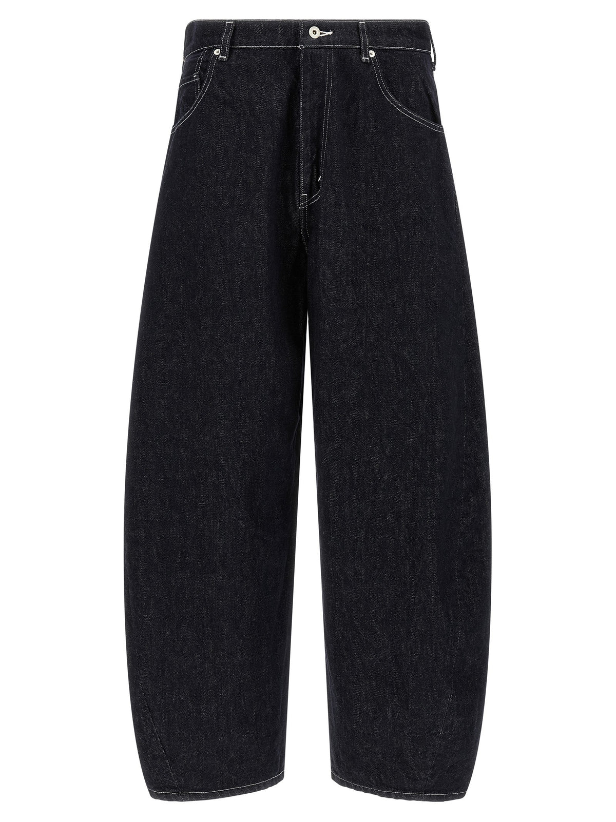Contrast stitching jeans