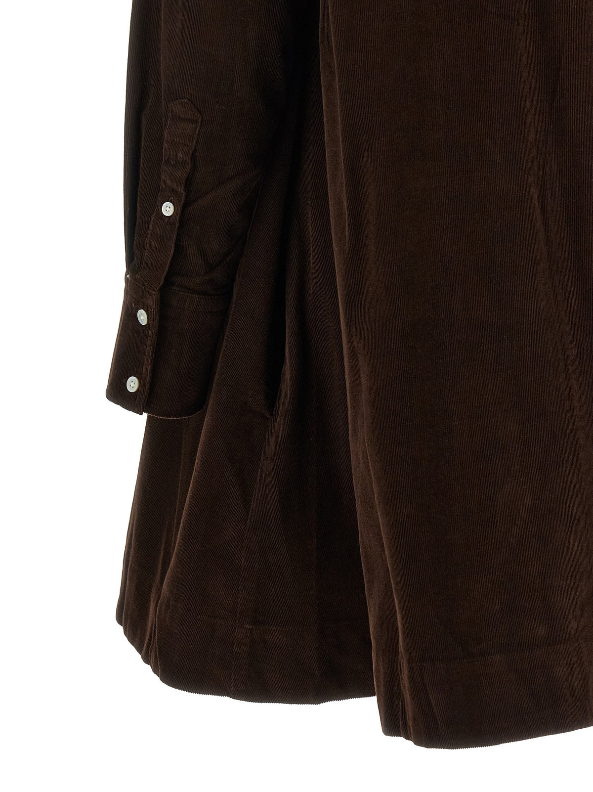 Corduroy dress with embroidery 4
