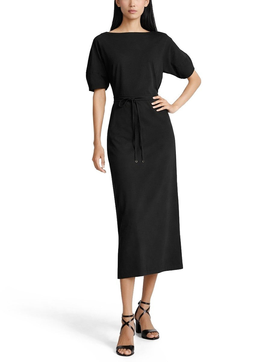 COTTON AND LINEN MIDI DRESS 2