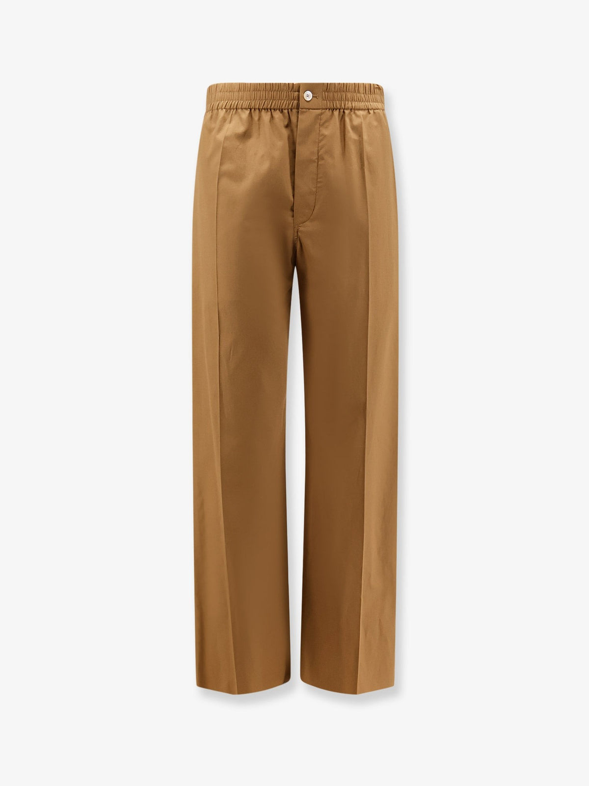 Cotton and linen trousers