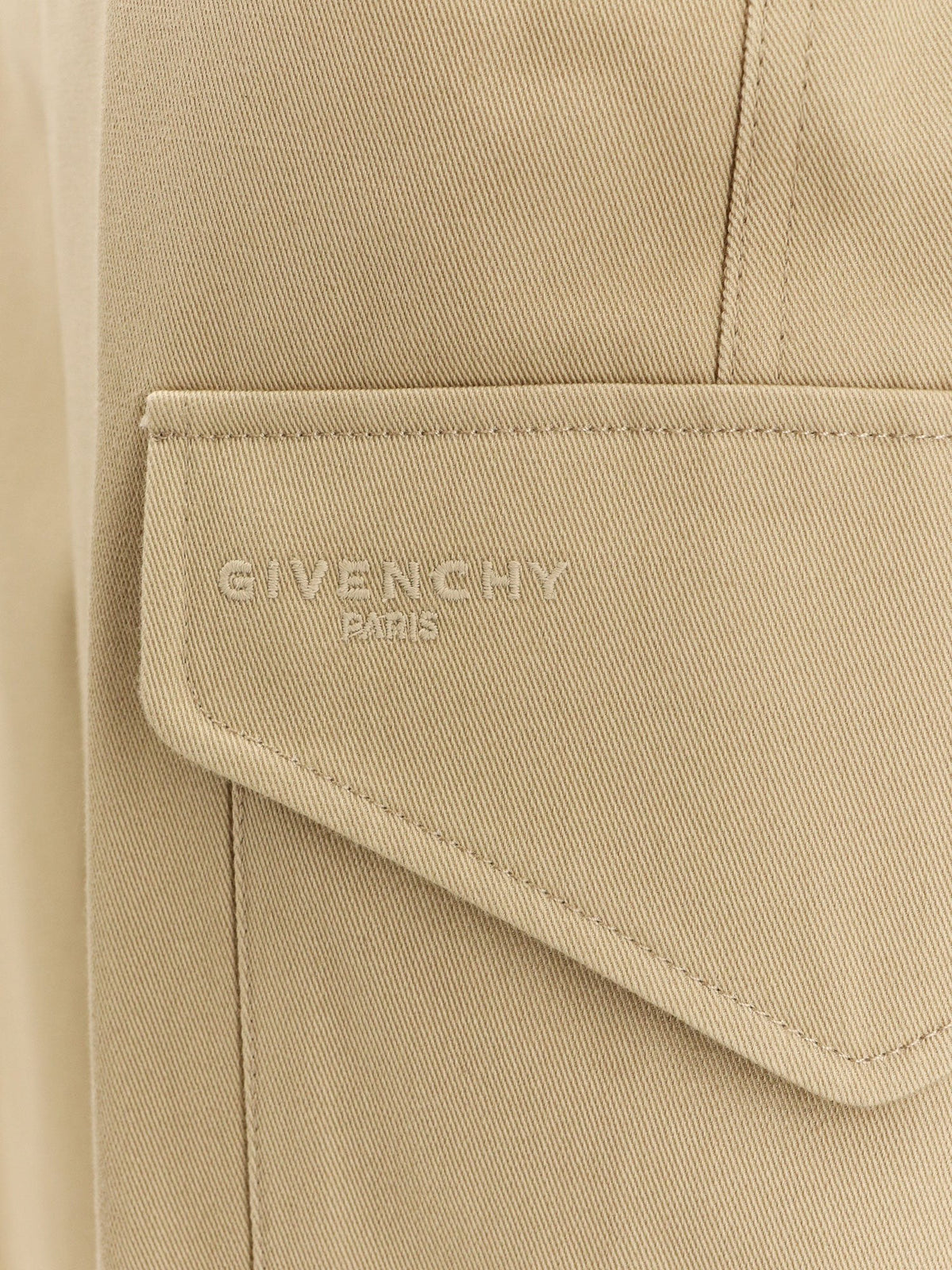 Cotton and wool cargo trousers 3