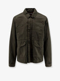 Cotton blend jacket with Logo detail