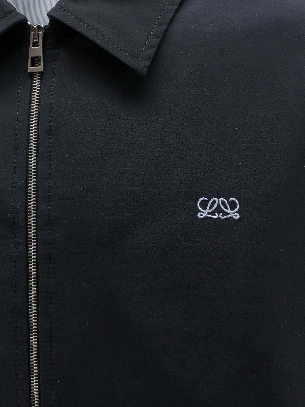 Cotton blend jacket with Logo embroidery 5