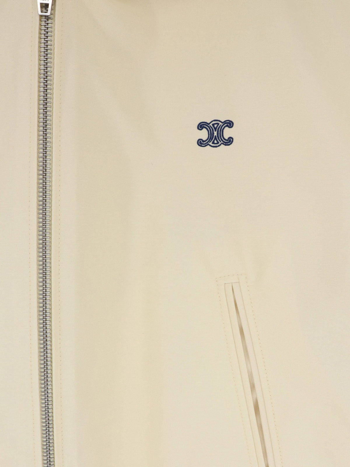 Cotton blend jacket with logo 3