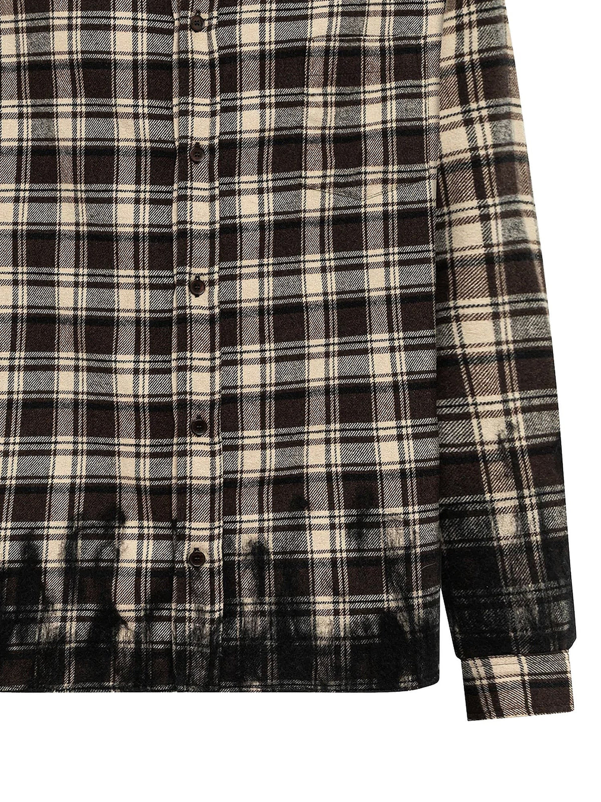Cotton blend shirt with check pattern 3
