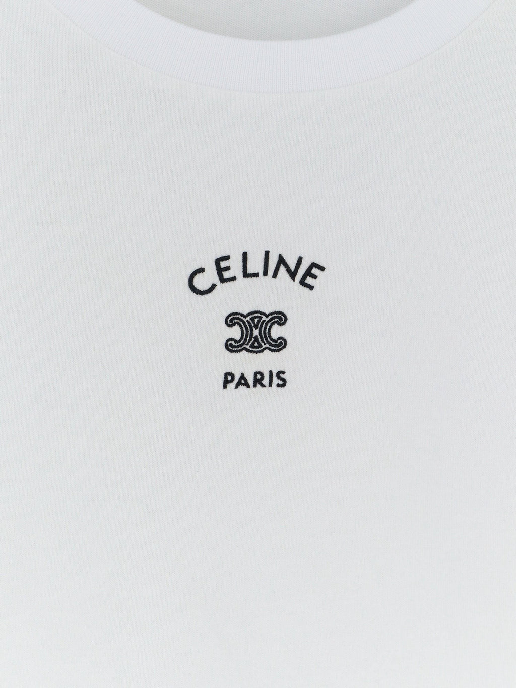 Cotton blend T-shirt with front logo print 3