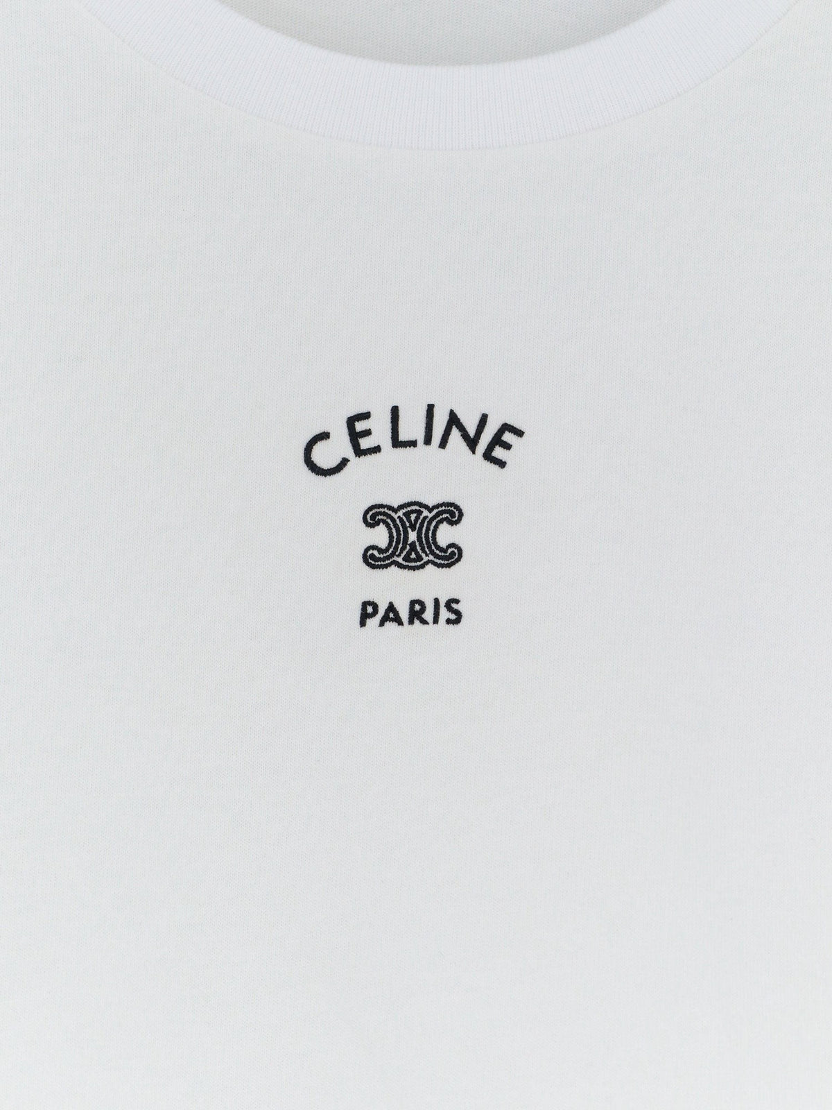 Cotton blend T-shirt with front logo print 3