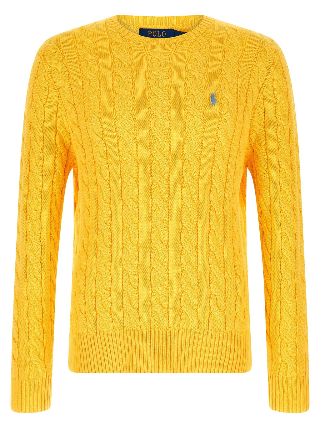 Cotton braided sweater