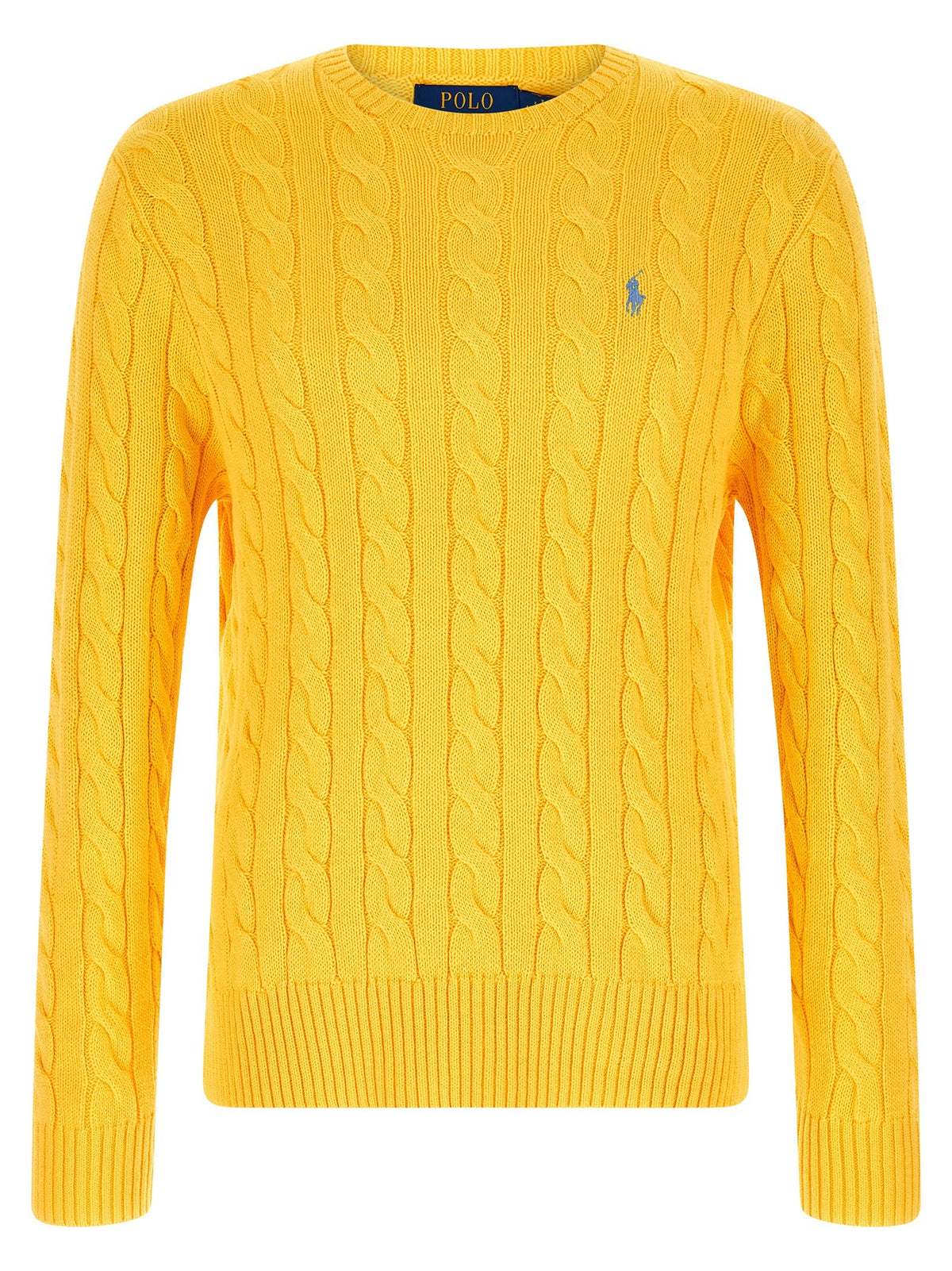 Cotton braided sweater