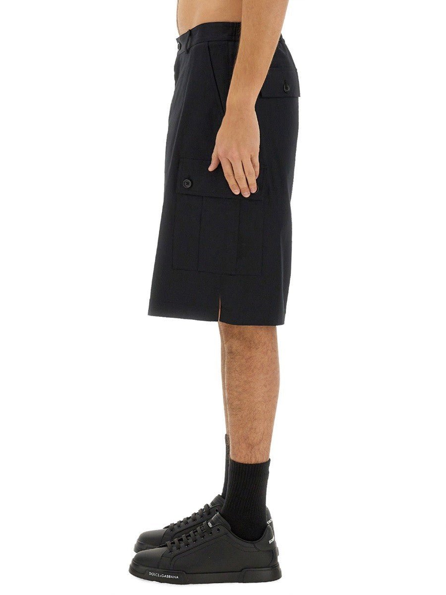 COTTON CARGO BERMUDA SHORTS 4