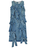 COTTON DENIM DRESS