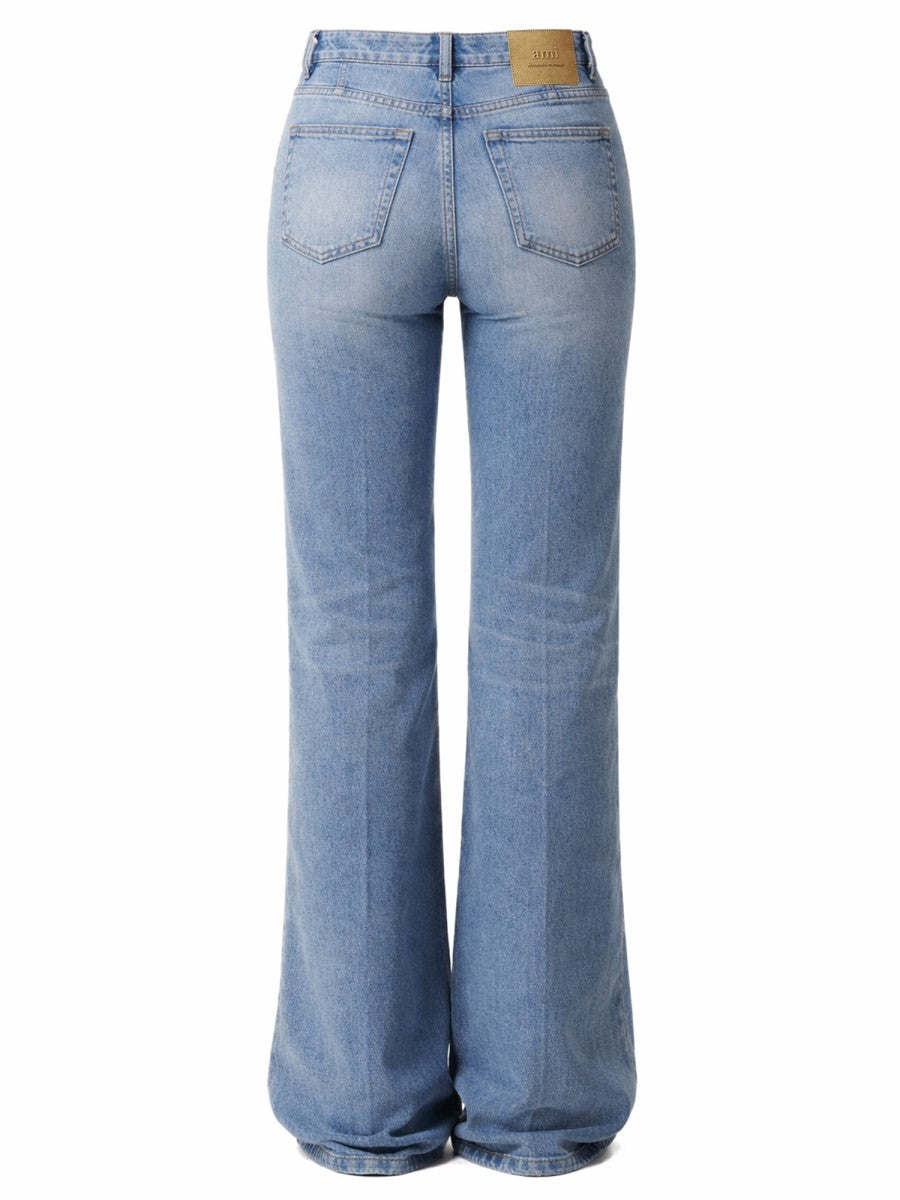 COTTON FLARED JEANS 3