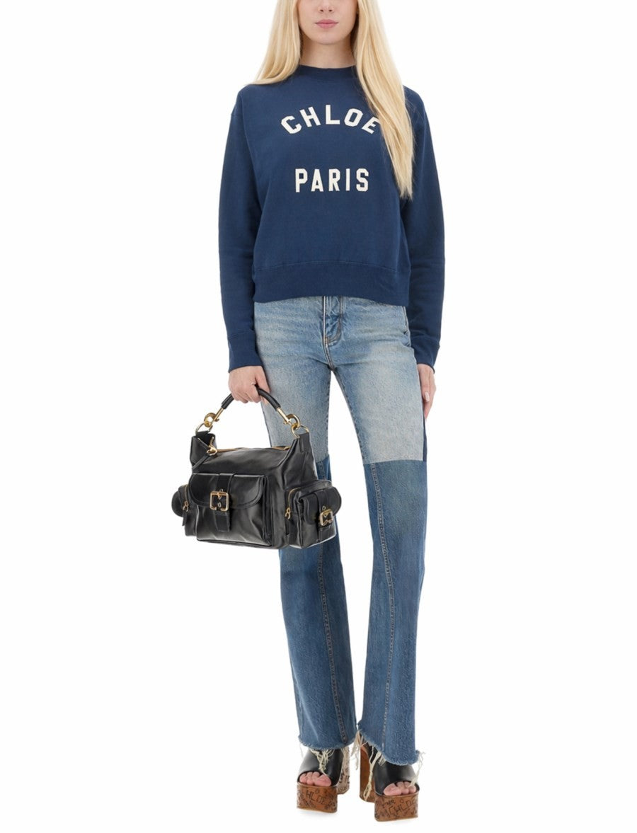 COTTON FLEECE LOGO PULLOVER 2