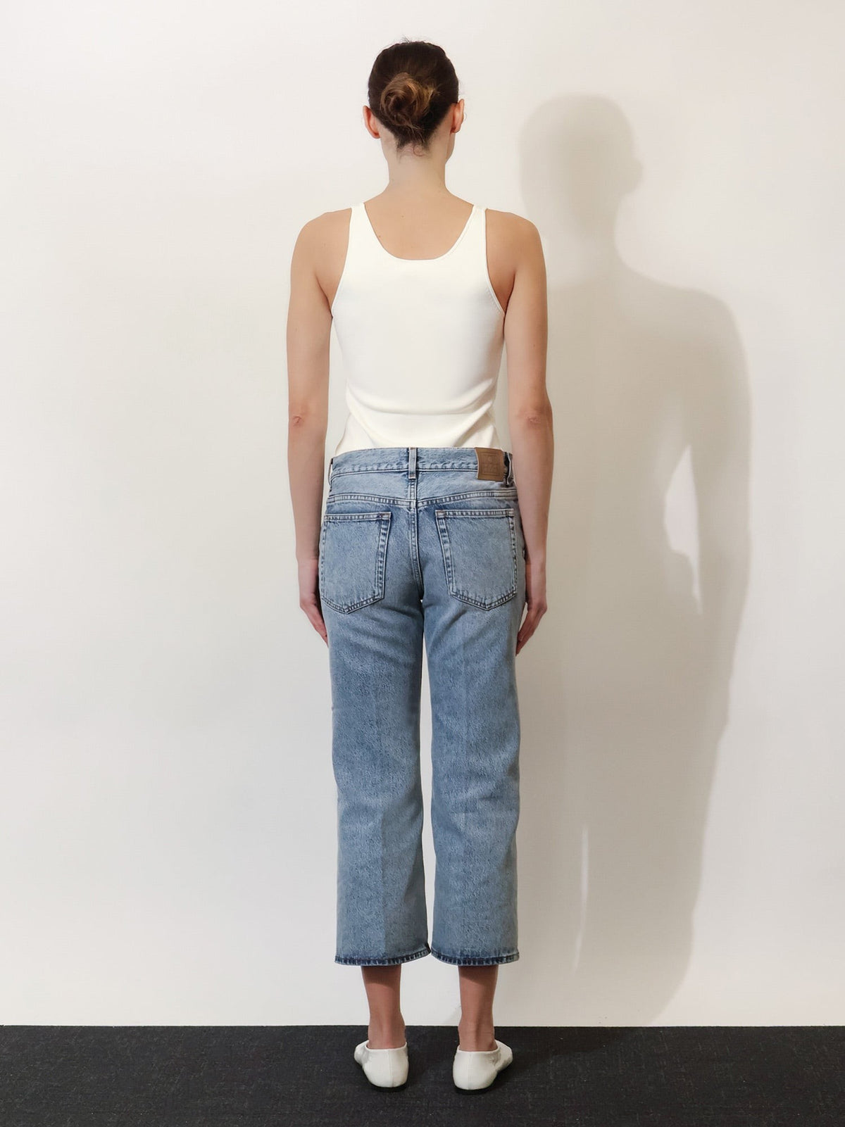 Cotton jeans with flared bottom 3