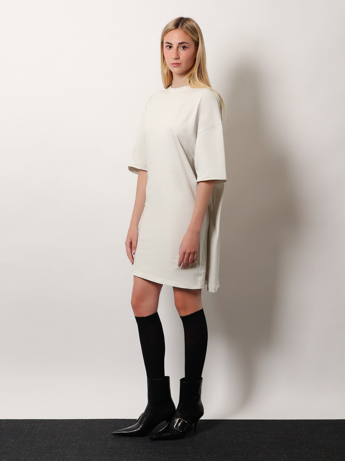 Cotton jersey Semi fitted short dress 2