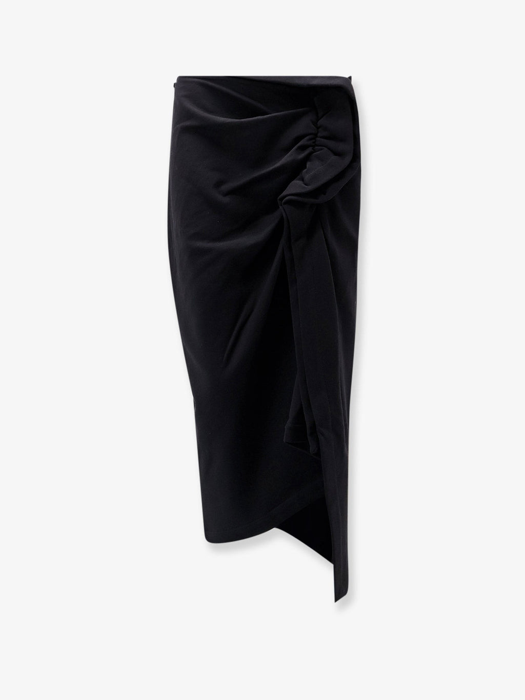 Cotton midi skirt