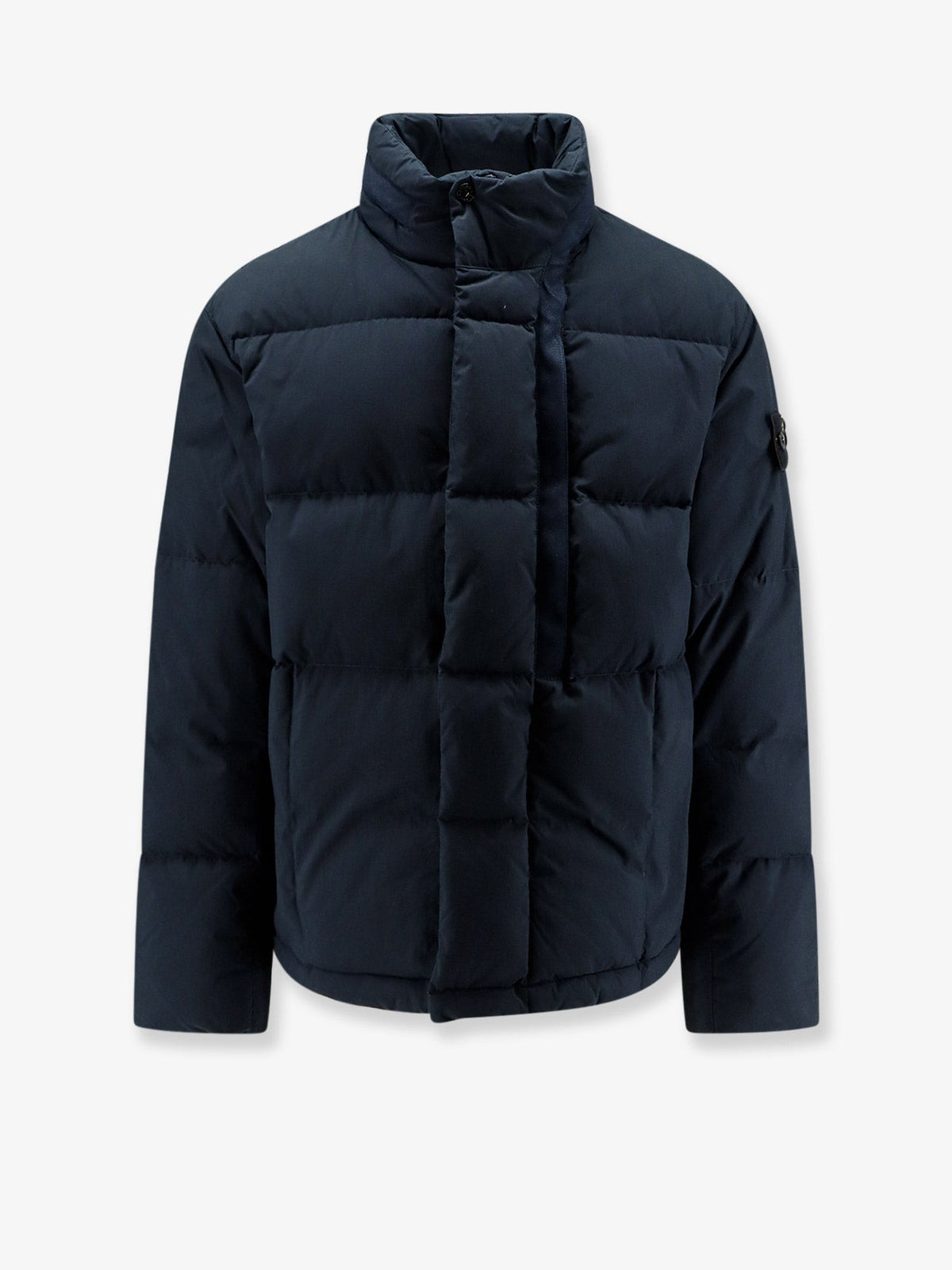 Cotton Nylon Tela down jacket with iconic patch