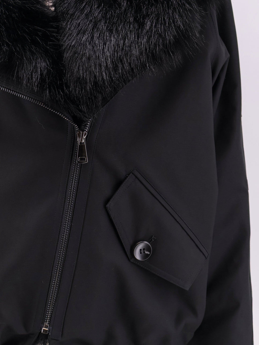 Cotton parka with faux fur lining 3
