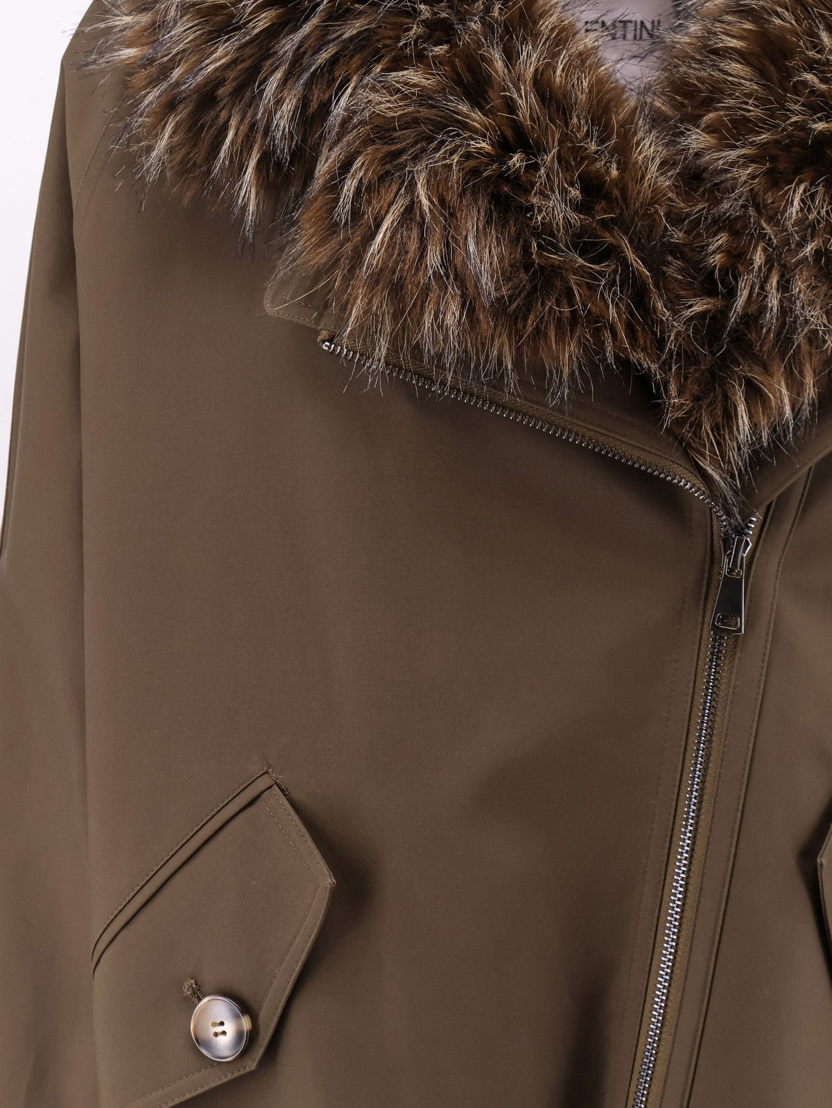 Cotton parka with faux fur lining 3